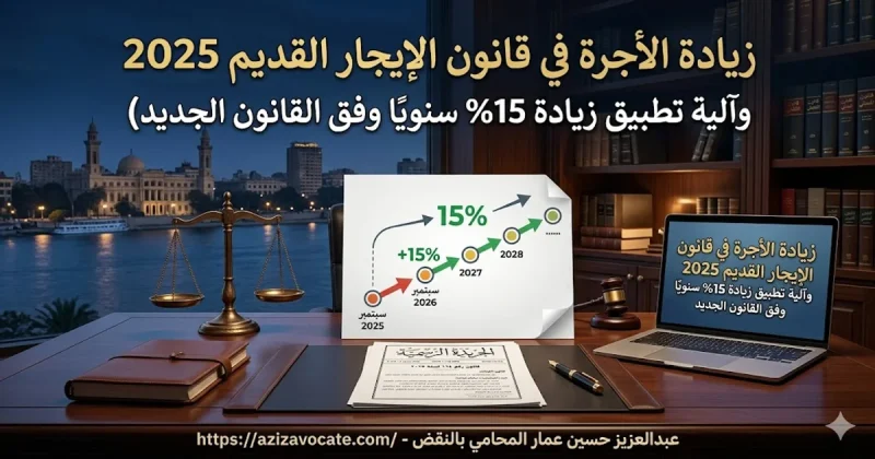 زيادة الأجرة في قانون الايجار القديم 2025
