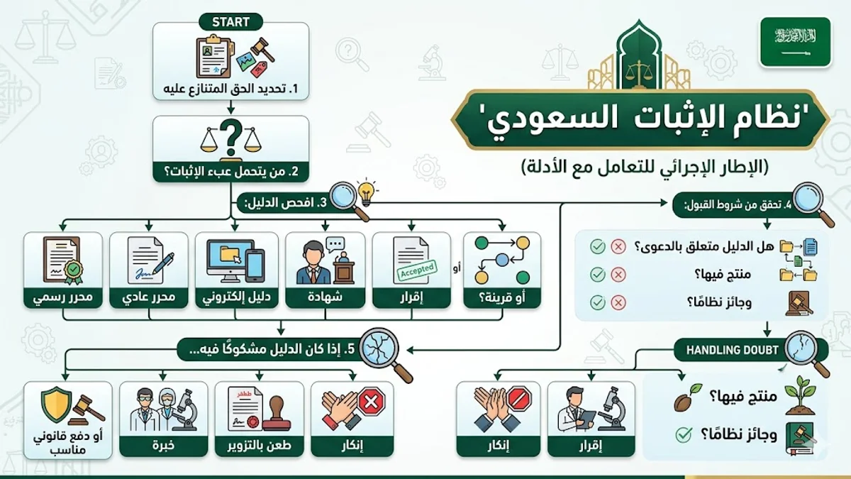 تحميل كتاب نظام الاثبات السعودي