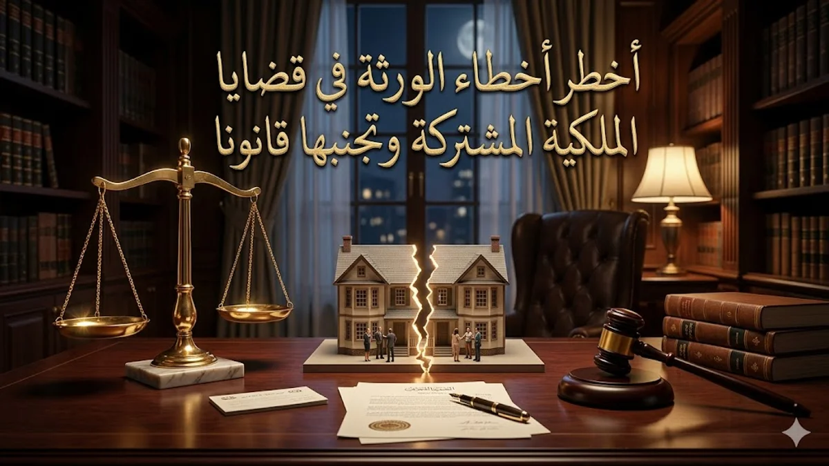 أخطر أخطاء الورثة في قضايا الملكية المشتركة وتجنبها قانونا