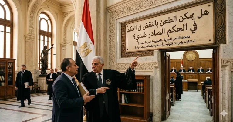 هل يمكن الطعن بالنقض في الحكم الصادر ضدي؟ هل يمكن الطعن بالنقض في الحكم الصادر ضدي؟