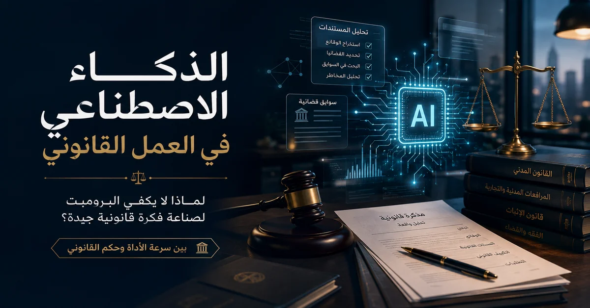 الذكاء الاصطناعي في العمل القانوني الذكاء الاصطناعي في العمل القانوني