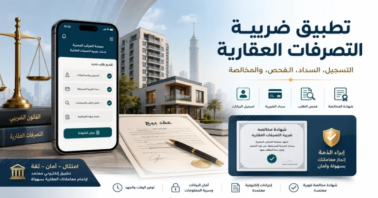 تطبيق ضريبة التصرفات العقارية تطبيق ضريبة التصرفات العقارية