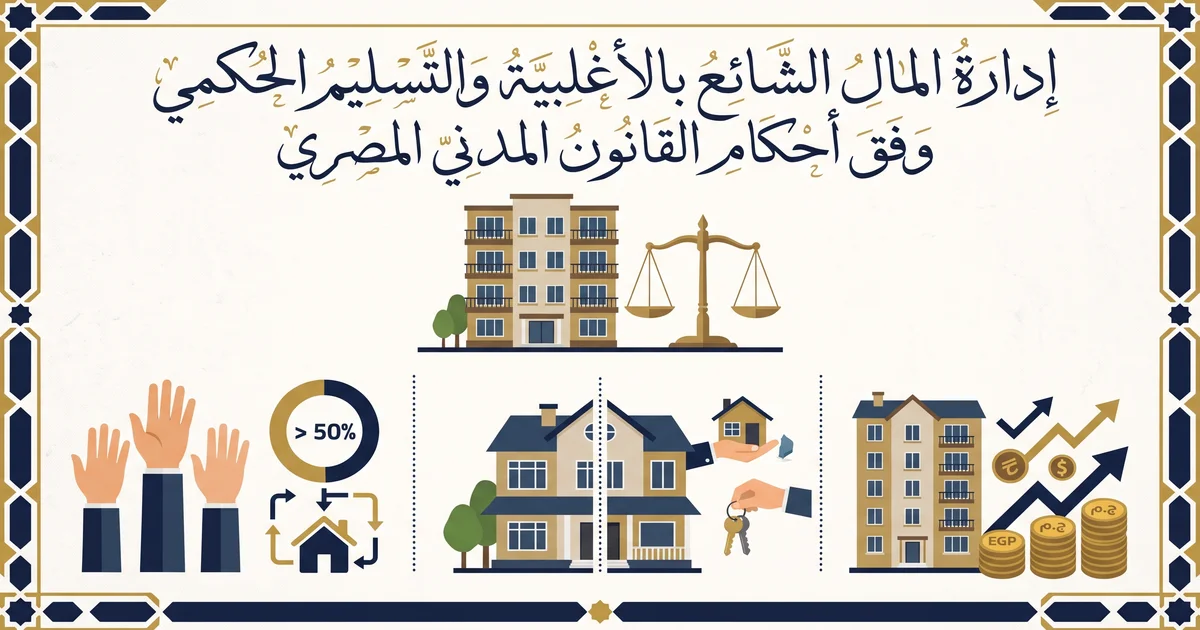 المنازعات المتعلقة بإدارة المال الشائع