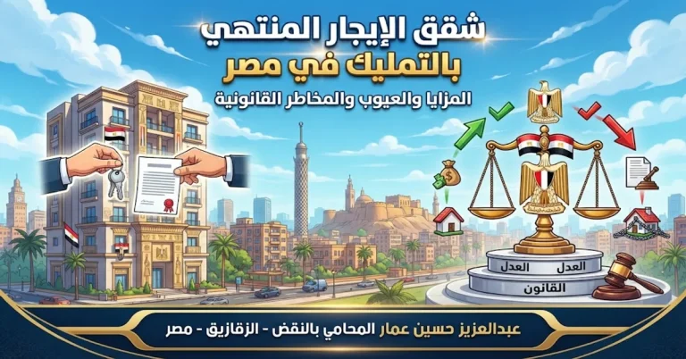 الإيجار المنتهي بالتمليك في مصر المزايا والعيوب والمخاطر القانونية